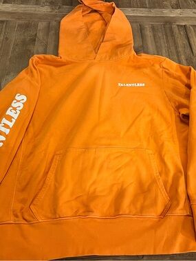 TALENTLESS Bright Orange Pullover Hoodie